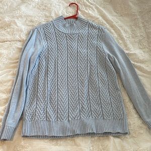 Light blue sweater by croft and barrow size petite XL